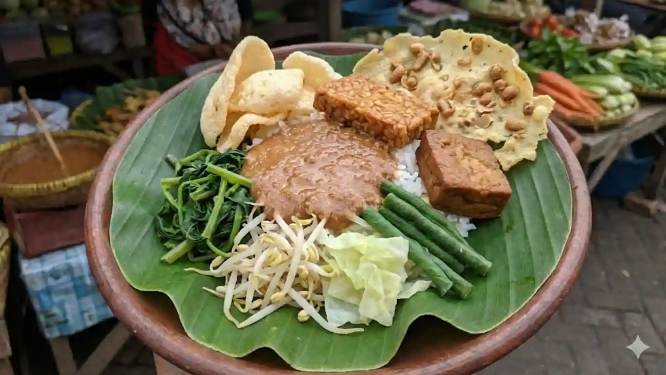 Pecel Madiun, Sajian Sayur Bersambal Kacang yang Melekat dengan Jawa Timur